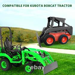 Plaque de montage d'attache rapide 5/16 en acier robuste pour tracteur Bobcat
