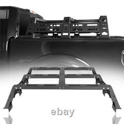 Porte-bagages haut en acier pour lit de camion, couleur noire, compatible avec Ford F-150 de 2009 à 2014.