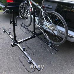 Porte-vélos robuste pour 4 vélos avec support de montage sur attelage 2 pouces pour voitures, camions et SUV