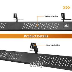 Pour 2019-2023 Jeep Gladiator Jt 4door Side Steps Running Boards Heavy Duty Steel