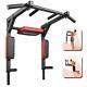 Pull Up Bar Dip Stand Ab Station Wall Mounted Multi Gym Rack Lourd Service Nouveau