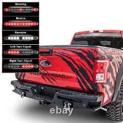 Raptor X Style Rear Bumper+step Avec Twin Led Taillight Bar Fit 15-17 Ford F150