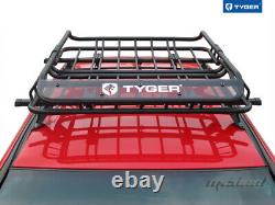 Tyger Roof Mounted Cargo Basket Porte-bagages Rack Heavy Duty L47xw37xh6