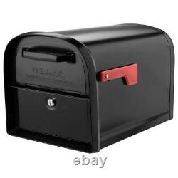 Verrouillage Secure Mailbox 11,2 Po X 11,4 Po Dans La Boîte De Montage À Clé De Poids Lourd En Acier