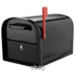 Verrouillage Secure Mailbox 11,2 Po X 11,4 Po Dans La Boîte De Montage À Clé De Poids Lourd En Acier